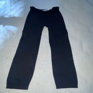Laundry by Design Black One Size Nylon Spandex Leggings